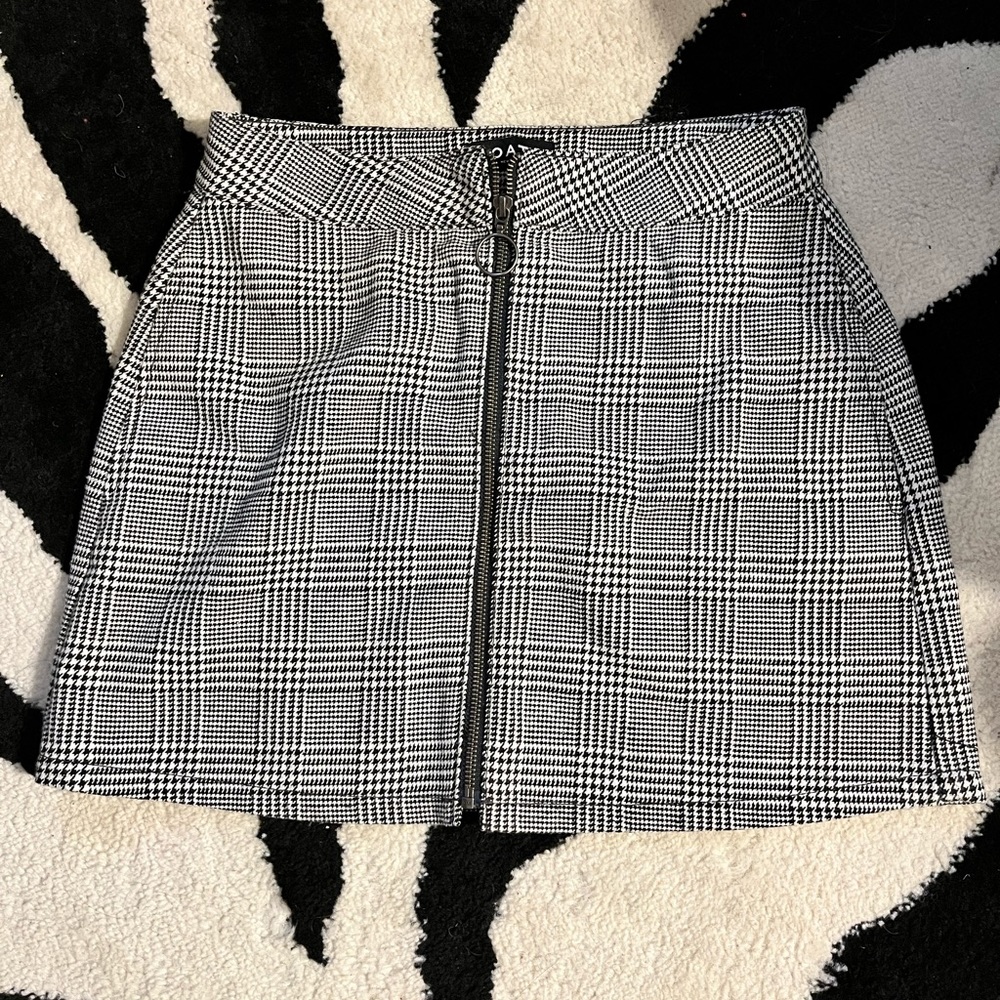 Plaid mini skirt from OAT. Size 27